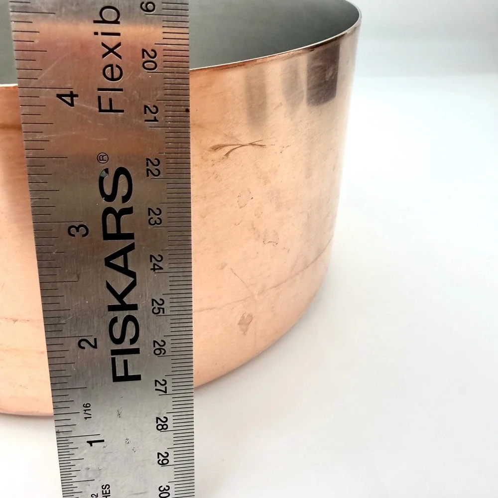 Paul Revere 1976 Limited Edition Copper Saucepan Pot With Lid Brass